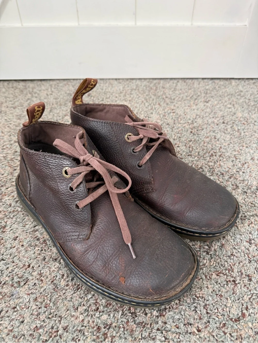 Dr. Martens Sussex Chukka Boots Mens 8M Brown Leather Industrial Work Airwair
